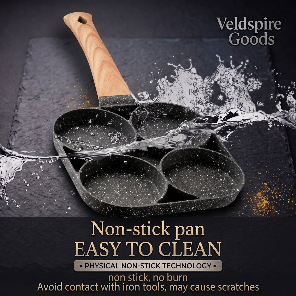 Veldspire™ Four-Cast Multi-Section Skillet