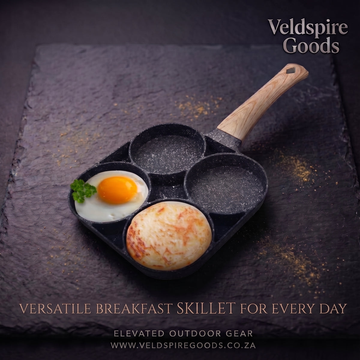 Veldspire™ Four-Cast Multi-Section Skillet